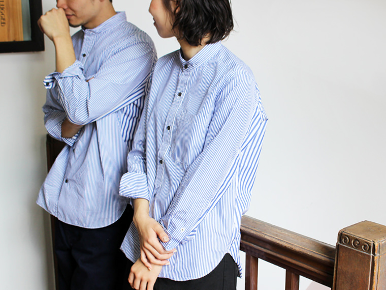 maillot(マイヨ)　mature change collar shirt （チェンジカラーシャツ- クレイジー） MAS-17135